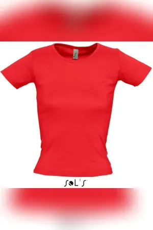 Damen Ripp T-Shirt