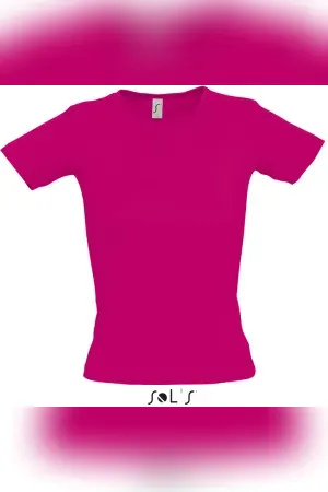 Damen V-Ausschnitt Ripp T-Shirt