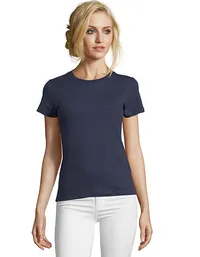Women´s Round Neck Fitted T-Shirt Imperial