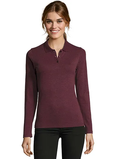 Women´s Long-Sleeve Piqué Polo Shirt Perfect