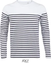 Herren T-Shirt langarm gestreift
