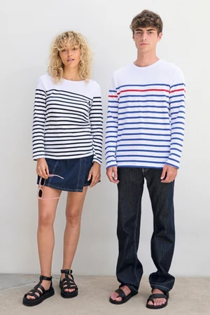 Men´s Long Sleeve Striped T-Shirt Matelot