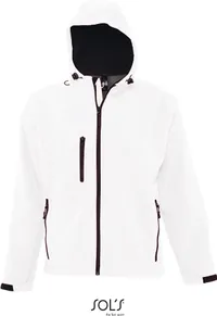 Kapuzen 3-Lagen Softshell Jacke