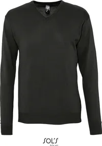 Gestrickter Herren V-Ausschnitt Pullover