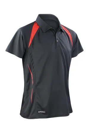 Men´s Team Spirit Polo Black / Red