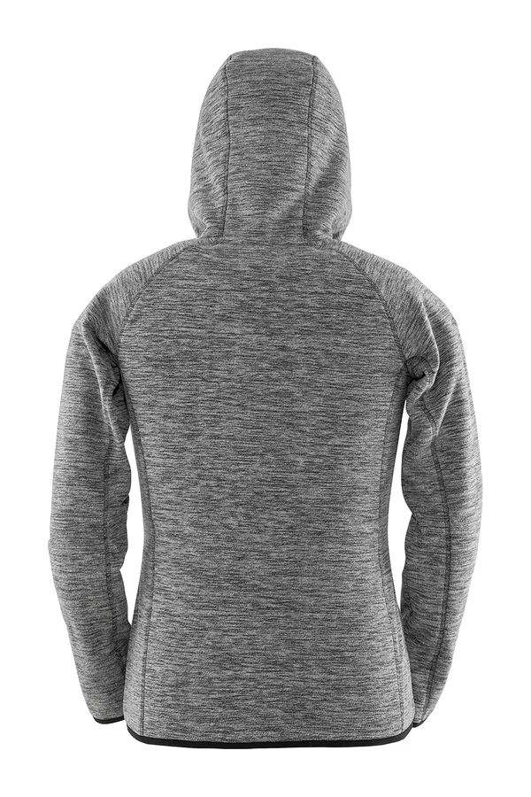 Women´s Microfleece Hoodi Grey / Black
