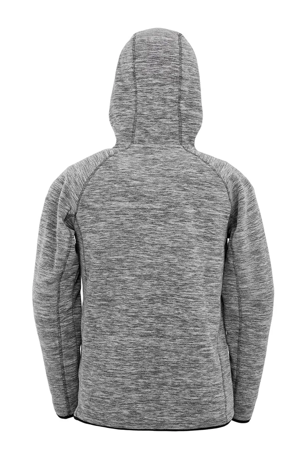 Men´s Microfleece Hoodi Grey / Black