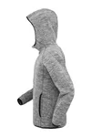 Men´s Microfleece Hoodi Grey / Black