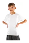 Junior Performance Aircool Tee White