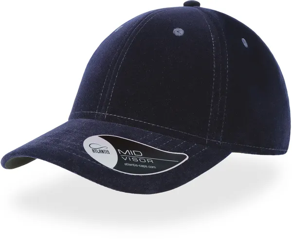 6 Panel Baseball Samt Kappe "G.O.A.T."