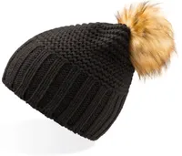 Strickmütze mit Pompon "Monte Bianco"