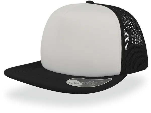 5 Panel Mesh Kappe mit flachem Schild