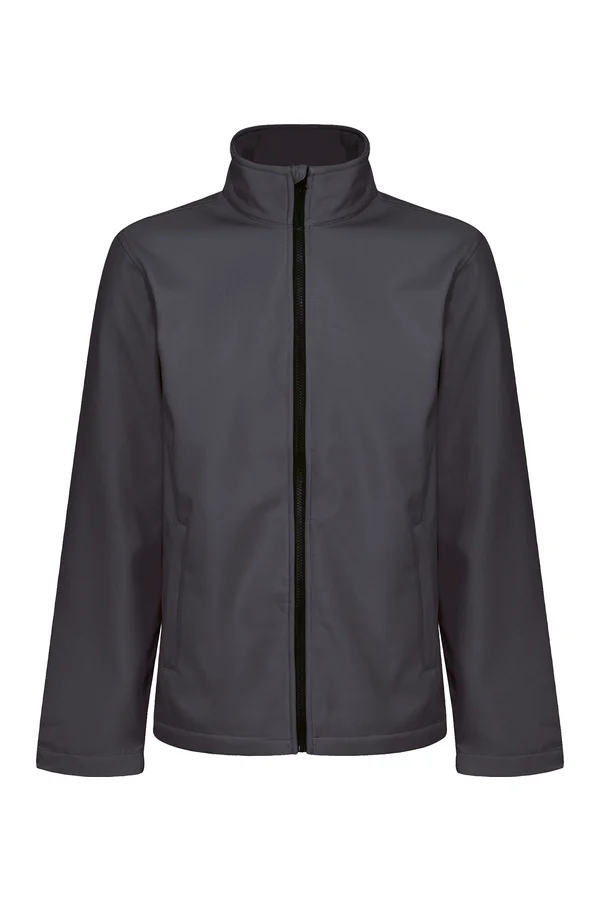 Ablaze Printable Softshell Jacket Seal Grey (Solid) / Black