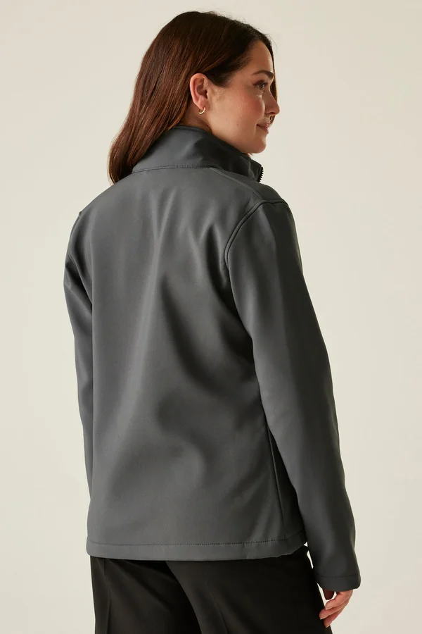 Women´s Ablaze Printable Softshell Jacket Seal Grey (Solid) / Black
