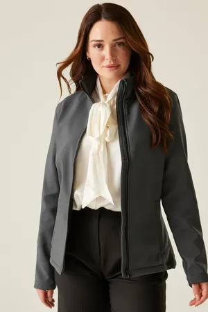 Women´s Ablaze Printable Softshell Jacket Seal Grey (Solid) / Black