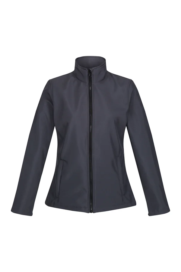 Women´s Ablaze Printable Softshell Jacket Seal Grey (Solid) / Black