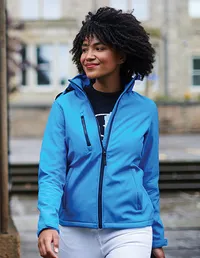 Women´s Venturer 3-Layer Printable Hooded Softshell Jacket