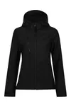 Women´s Venturer 3-Layer Printable Hooded Softshell Jacket Black / Black