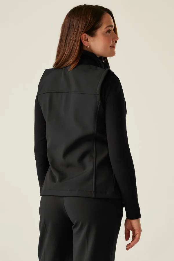 Women´s Flux Softshell Bodywarmer all black