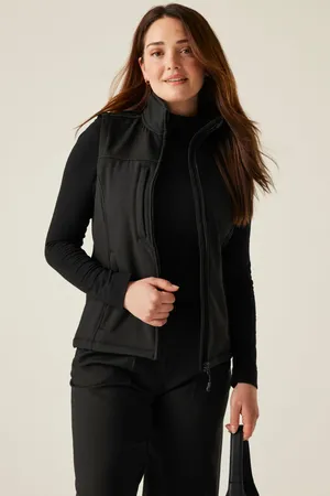 Women´s Flux Softshell Bodywarmer all black