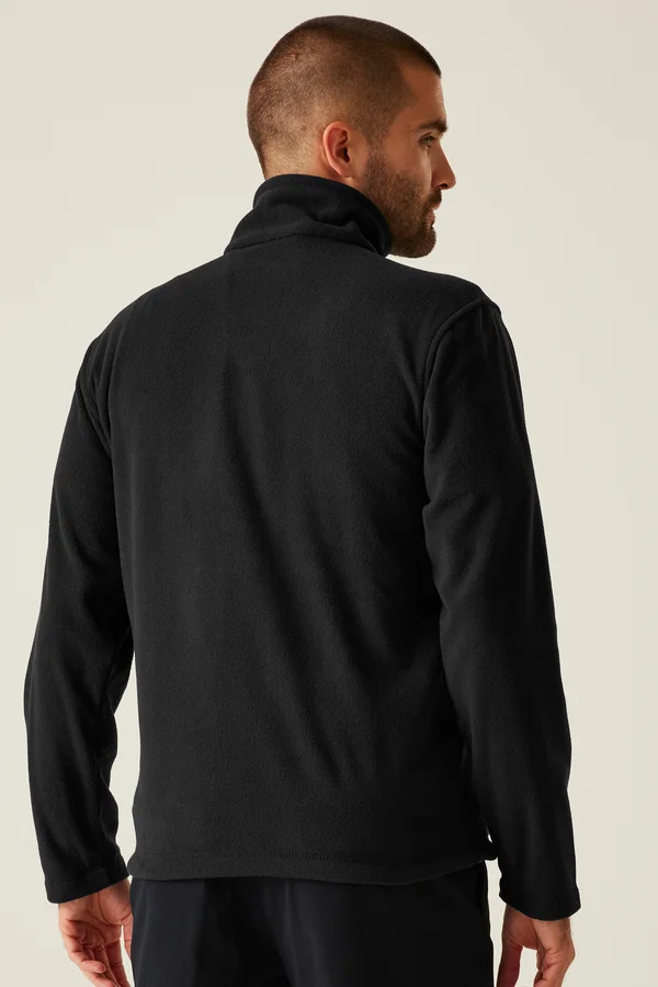 Micro Full Zip Fleece Black