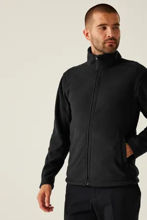 Micro Full Zip Fleece Black