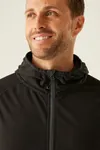 Navigate Hooded Full Zip Fleece black/seal grey