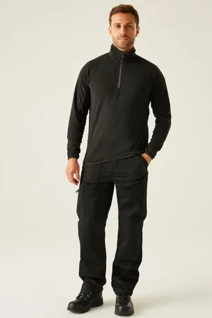 Navigate Half Zip Fleece black/seal grey