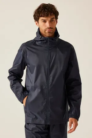 Pro Packaway Breathable Jacket Navy