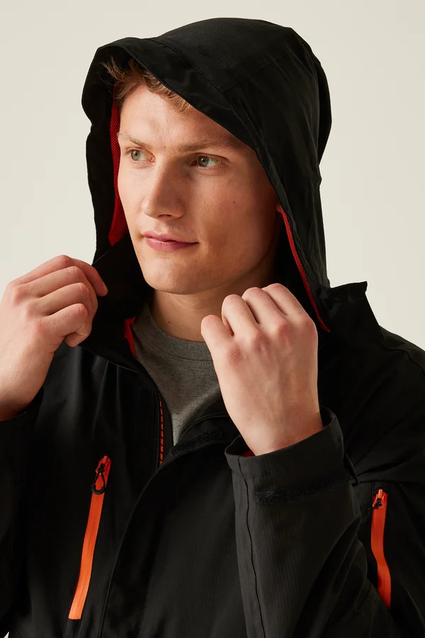 X-Pro Exosphere II Shell Jacket Black / Magma Orange