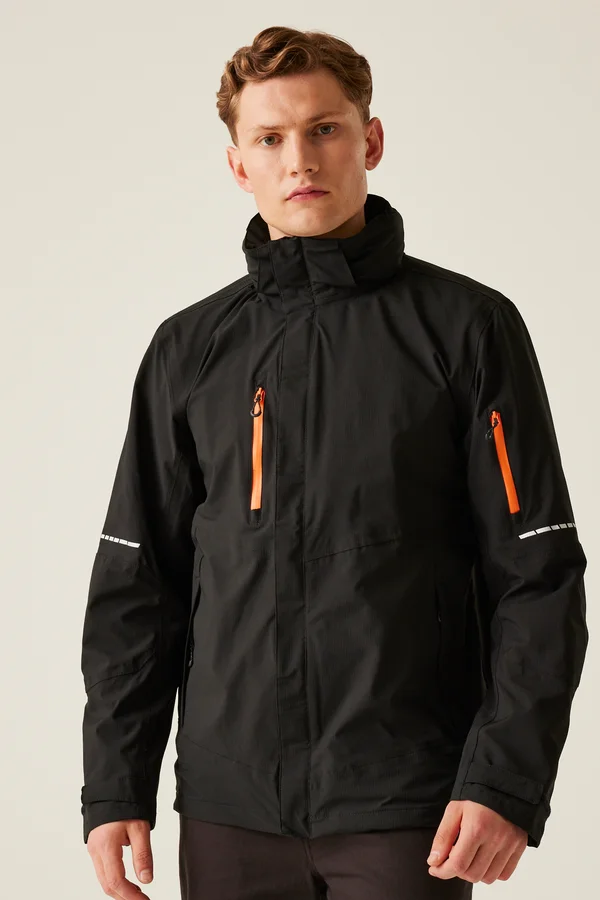 X-Pro Exosphere II Shell Jacket Black / Magma Orange