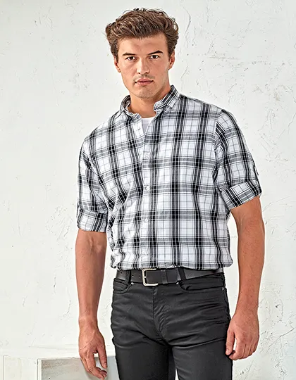 Men´s Ginmill Check Long Sleeve Cotton Shirt