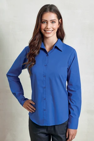 Women´s Poplin Long Sleeve Blouse