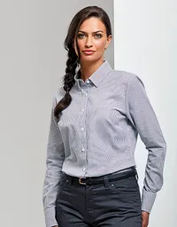 Women´s Cotton Rich Oxford Stripes Shirt
