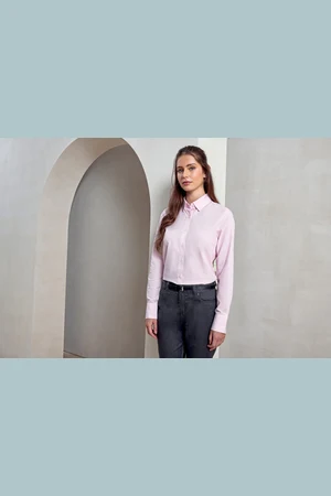 Women´s Cotton Rich Oxford Stripes Shirt