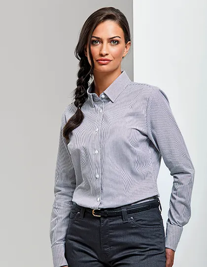 Women´s Cotton Rich Oxford Stripes Shirt