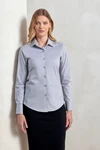 Women´s Stretch Fit Poplin Long Sleeve Cotton Shirt
