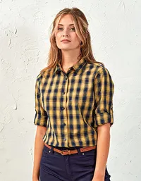 Women´s Mulligan Check Cotton Long Sleeve Shirt