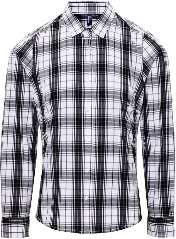 Popeline Bluse langarm "Ginmill"