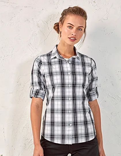 Women´s Ginmill Check Long Sleeve Cotton Shirt