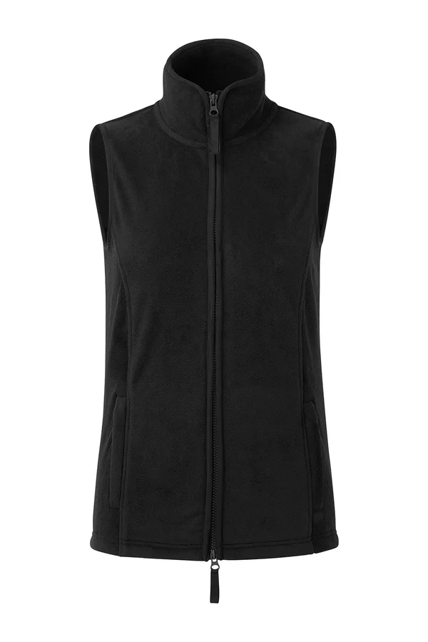 Women´s ´Artisan´ Fleece Gilet Black (ca. Pantone Black C) / Black (ca. Pantone Black C)
