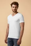 Men´s V-Neck T-Shirt White