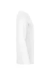 Men´s V-Neck T-Shirt Long Sleeve White