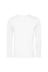 Men´s Roundneck T-Shirt Long Sleeve White
