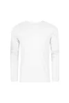 Men´s Roundneck T-Shirt Long Sleeve White