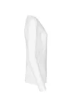 Women´s V-Neck T-Shirt Long Sleeve White
