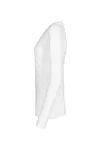 Women´s V-Neck T-Shirt Long Sleeve White