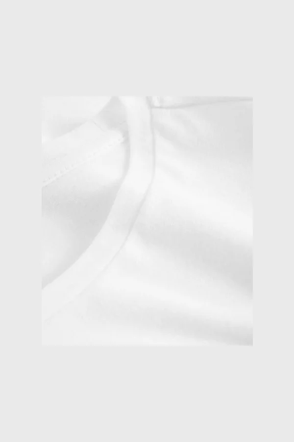 Women´s Roundneck T-Shirt Long Sleeve White