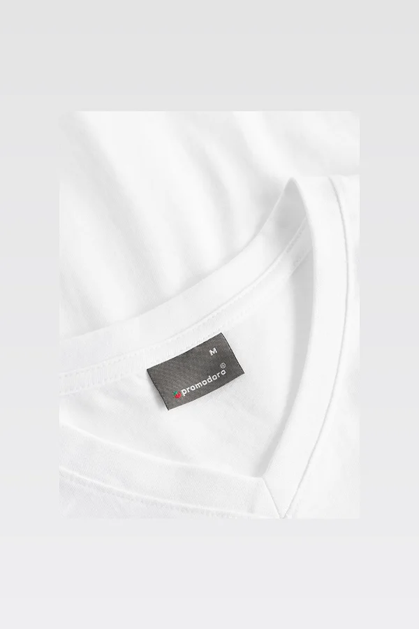 Premium V-Neck-T White