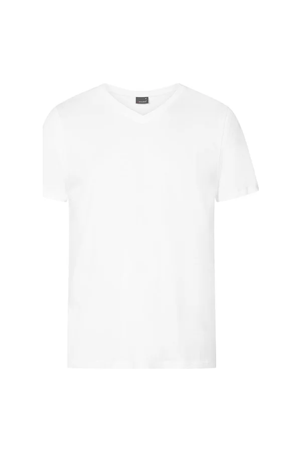 Premium V-Neck-T White